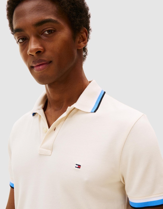 Tommy Hilfiger - Cuff Interest Slim Fit Polo
