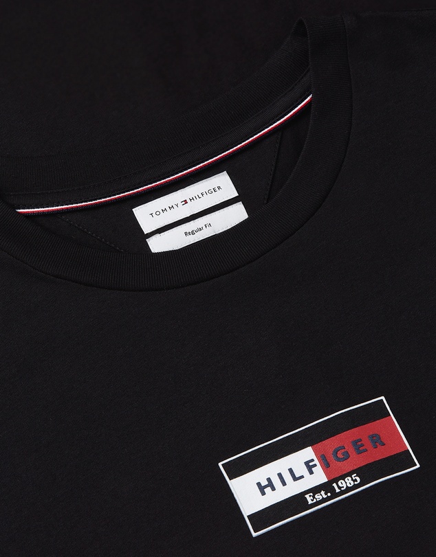 Tommy Hilfiger - Flag Logo Crew Neck T-Shirt