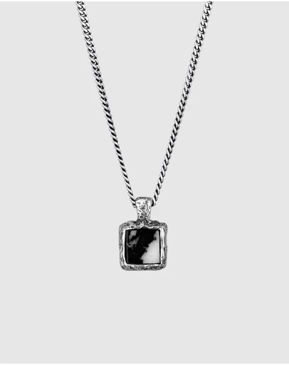 Haze & Glory - ICONIC EXCLUSIVE - Necklace Men Day and Night 925 Sterling Silver