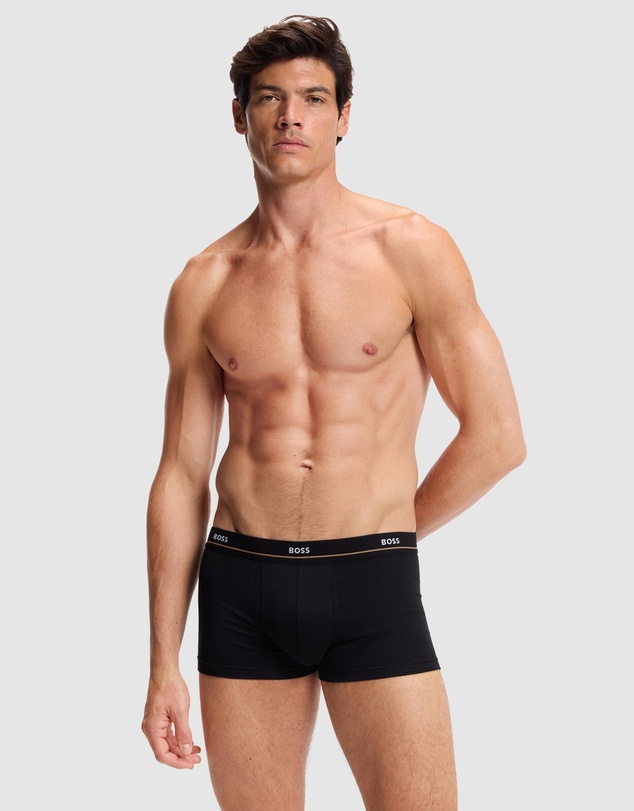 BOSS - 5-Pack Logo Waistband Stretch Cotton Trunks