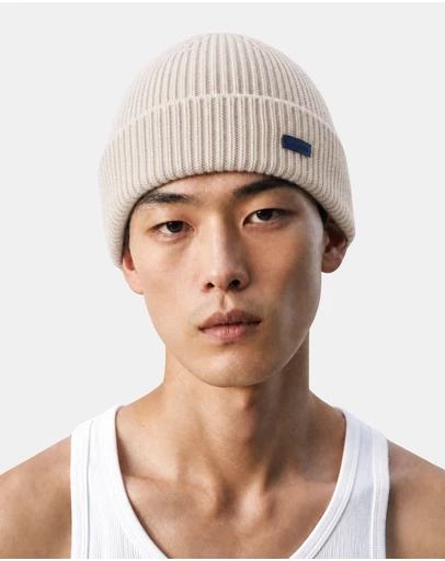 City Hatters - City Hatters Merino Wool Cuffed Fisherman Beanie