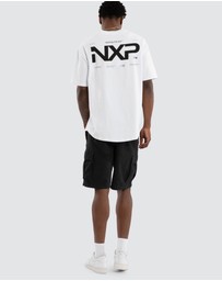Nena & Pasadena - Heart Box Fit Scoop Tee