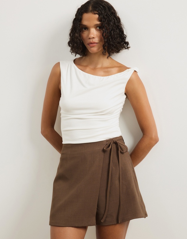 Atmos&Here - Evelyn Tailored Wrap Skort