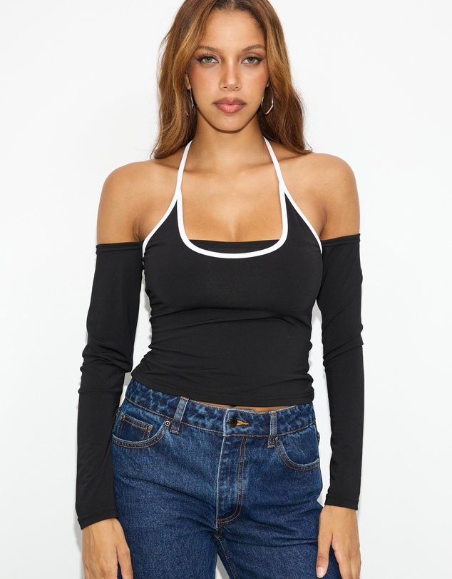 Dazie - Kate Double Layer Tank Top