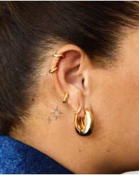 HOUSE OF SLANI - Ava Gold Hoops