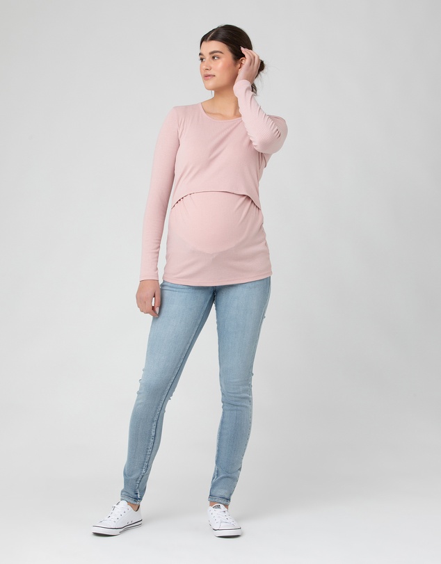 Ripe Maternity - Tessa Rib Nursing Top