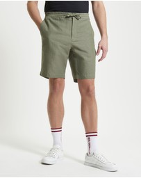 Ben Sherman - Linen Cotton Drawcord Short