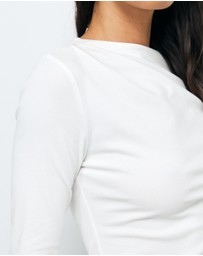 AERE - Off Shoulder Cotton Jersey Top