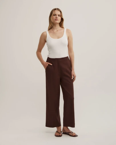 Witchery - Linen Crop Pants