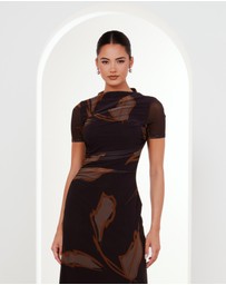 Pilgrim - Lenny Printed Mesh Dress