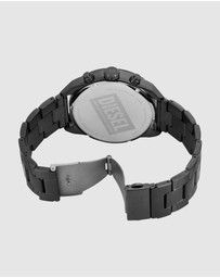 Diesel - Spiked Gun-Metal Chronograph Watch