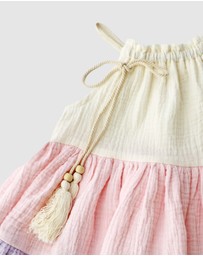 WITH LOVE FOR KIDS - Cotton Muslin Dress - Babies - Kids