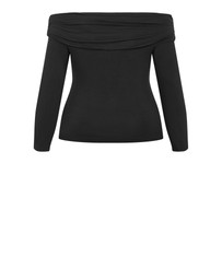 City Chic - Buckle Detail Top
