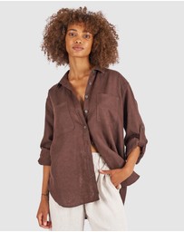 CAMIXA - Luna Oversize Linen Shirt