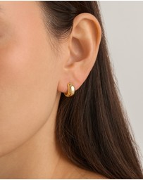 By Charlotte - Bold Huggie Hoops