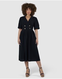 Something 4 Olivia - Alma Midi Shirt Dress