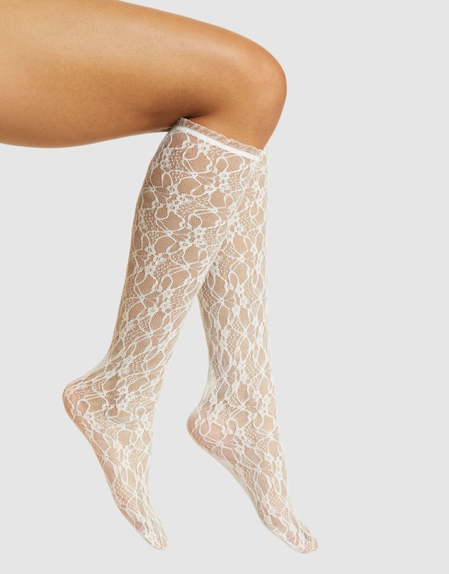 High Heel Jungle - Lace Knee Socks