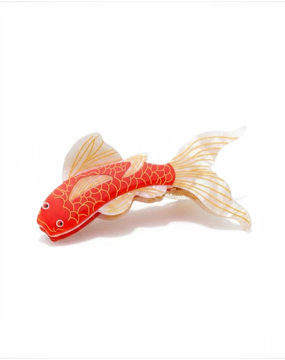 Mossée - Luna Gold Fish Hair Claw
