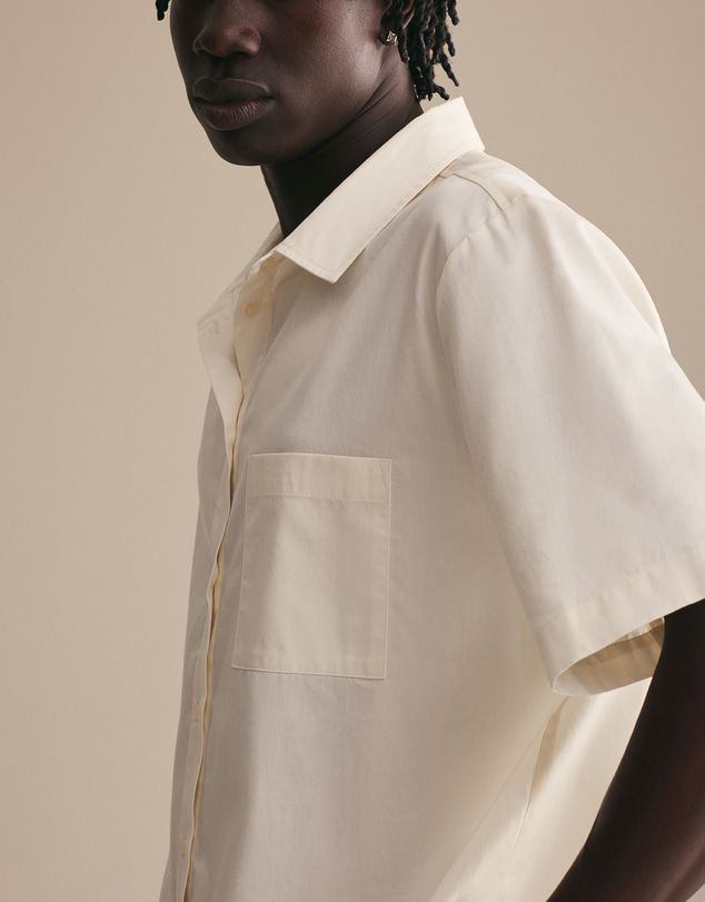 Resting - Soft Woven Cotton Jules Short Sleeve Shirt