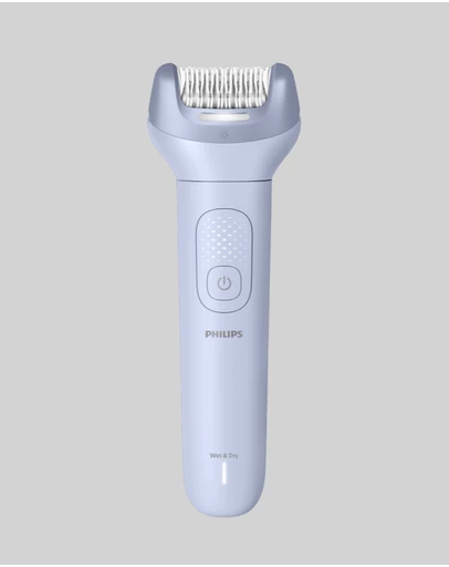 Philips - Philips Epilator Series 8000 + 4 accessories Pastel Blue