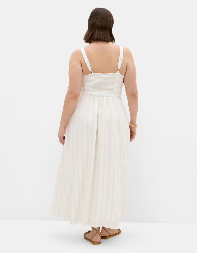 City Chic - Plus size Sundaze Stripe Maxi Dress
