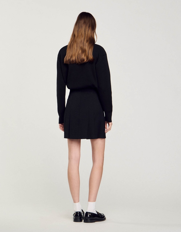 Sandro - Rebeca Woven Skirt