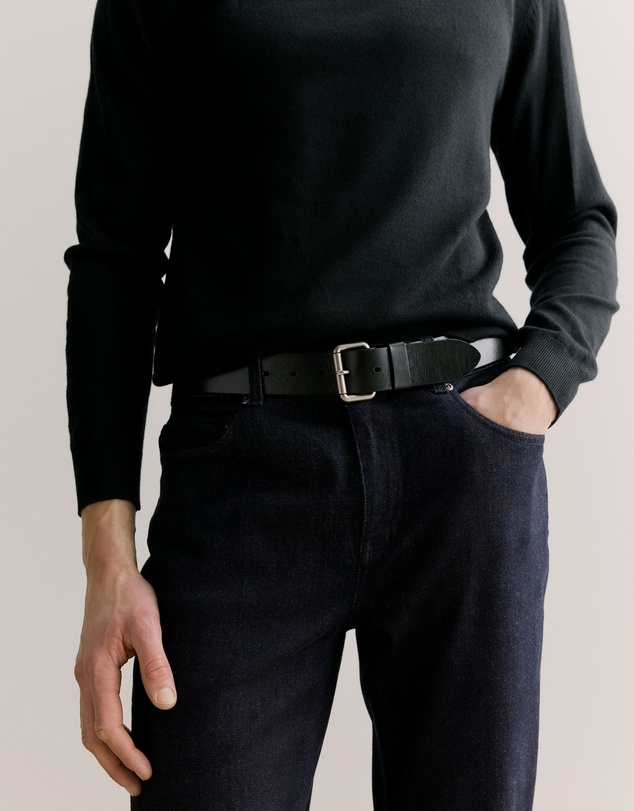 Trenery - Wilson Belt in Black