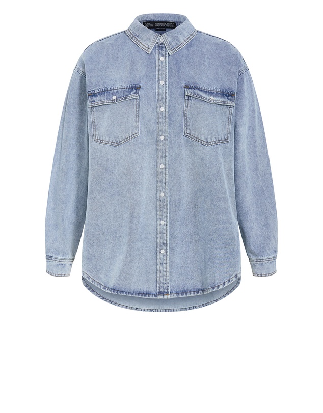 City Chic - Avril Denim Shacket