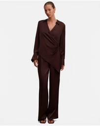 Forever New - Maude Asymmetrical Drape Shirt