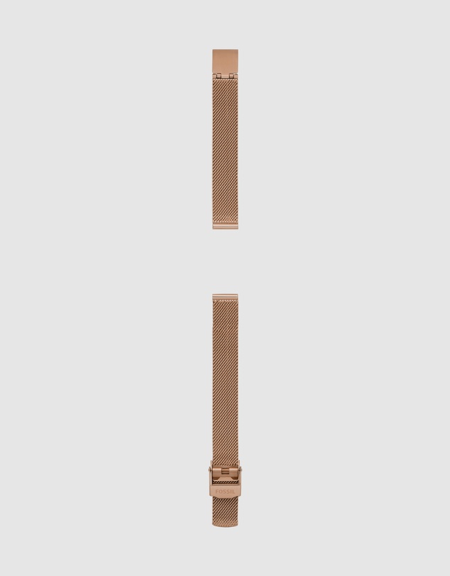 Fossil - Rose Gold-Tone Strap Bar - Ladies