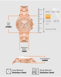 Michael Kors - Billie Rose Gold Chronograph Watch
