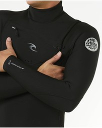 Rip Curl - Mens Dawn Patrol 4/3 Chest Zip Steamer Wetsuit