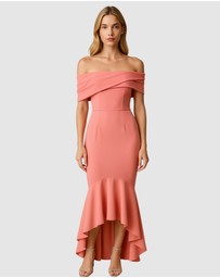 Romance by Honey and Beau - Rome Off Shoulder Maxi