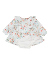 Bebe by Minihaha - Gemma Bird Organic Overlay Dress - Babies