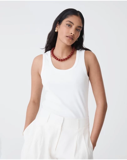 Forcast - Maisie Cotton Rib Singlet