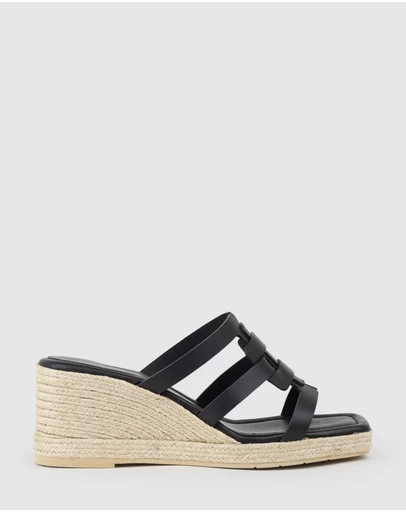 Edward Meller - MADERE Square Toe Slide Espadrille