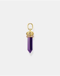 THOMAS SABO - Gold Cosmic Pendant with Imitation Amethyst