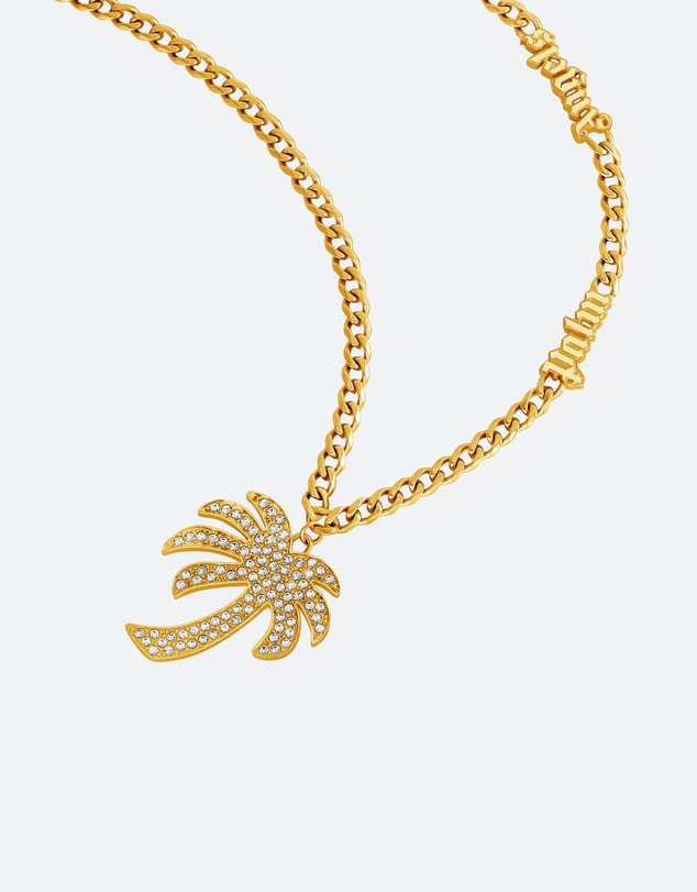 Palm Angels - Marchio GP Palm & Stones Pendant Necklace