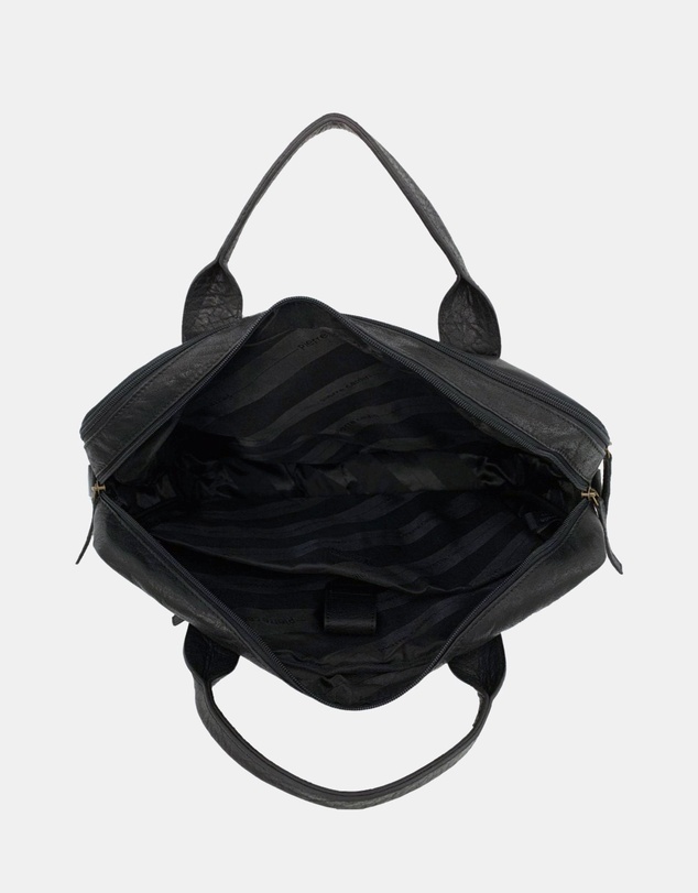 Pierre Cardin - Pierre Cardin Rustic Leather Computer Bag