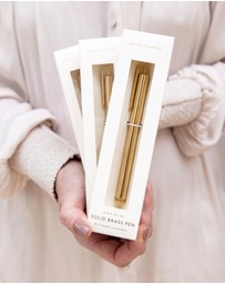 Bespoke Letterpress - Solid Brass Pen - Boxed