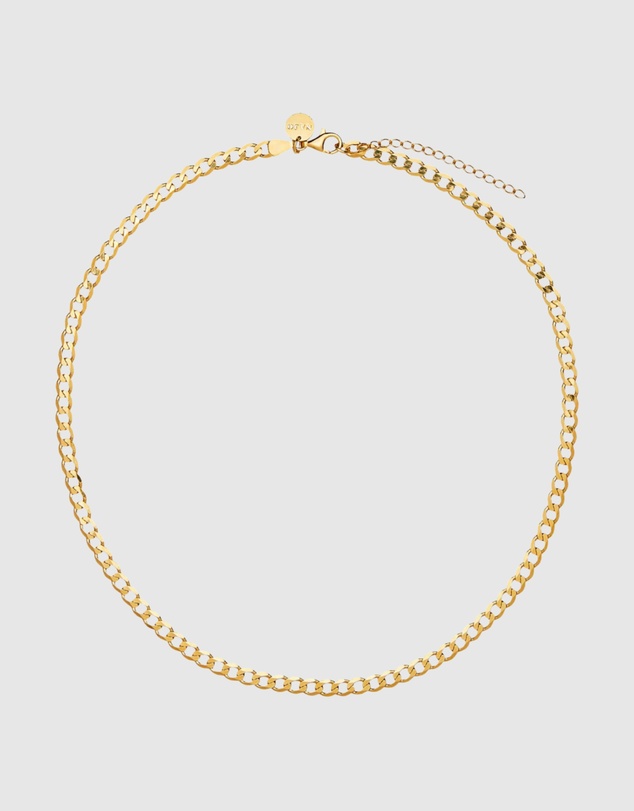 Najo - Marchioness Yellow Gold Chain Necklace (45cm+ext)