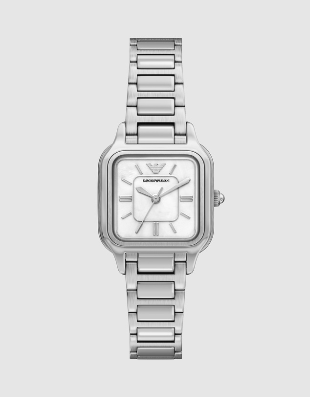 Emporio Armani - Silver Tone Analogue Watch