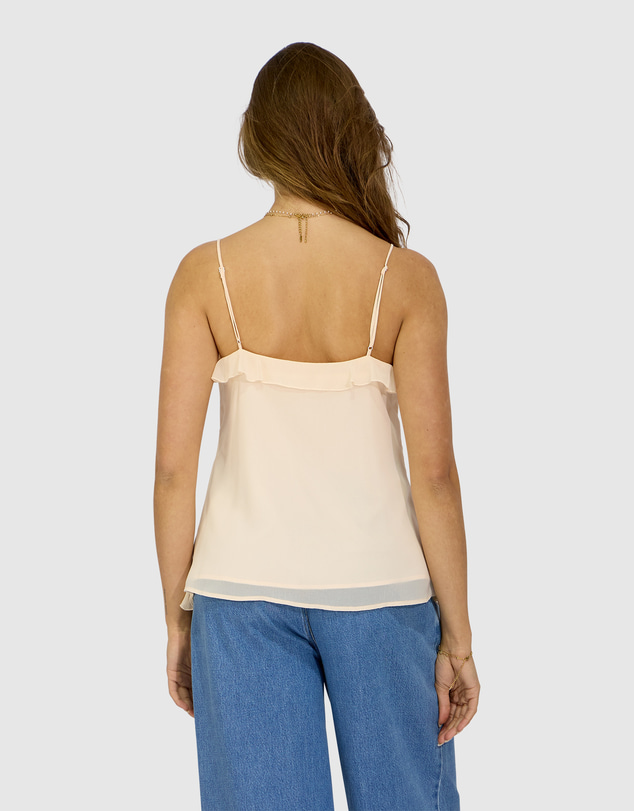 Belle & Bloom - Milkshake Ruffle Cami