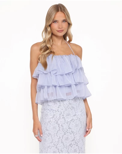 Petal & Pup - Taelya Flounce Top - Blue