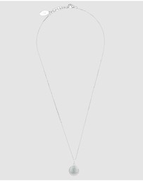 Georgini - Georgini Opal Glow Blue Created Opal Hamsa Silver Medallion