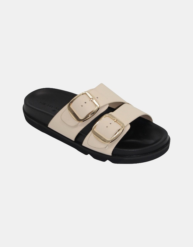 Human - Women's Ruby Slide Sandals Bone