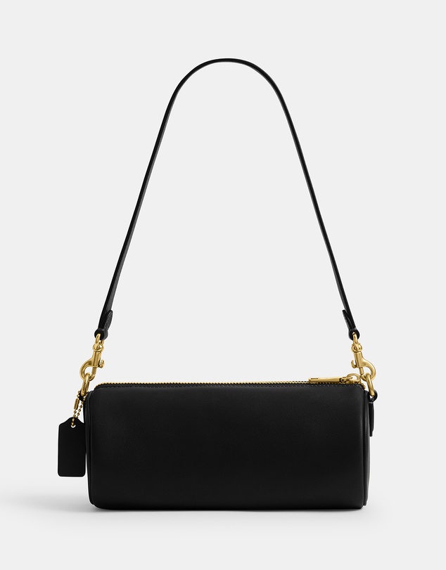 Coach - Natural Grained Leather Barrel Bag
