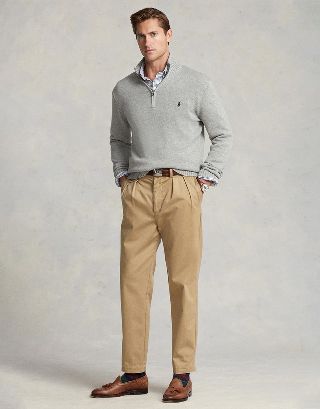 Polo Ralph Lauren - Cotton Quarter-Zip Sweater