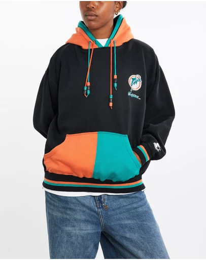 Vintage by The Real Deal - Pre Loved - Vintage NFL Miami Dolphins Hooded Sweatshirt