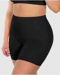 B Free Intimate Apparel - Targeted Tummy Control Stay-Up Shorts Silicone Band